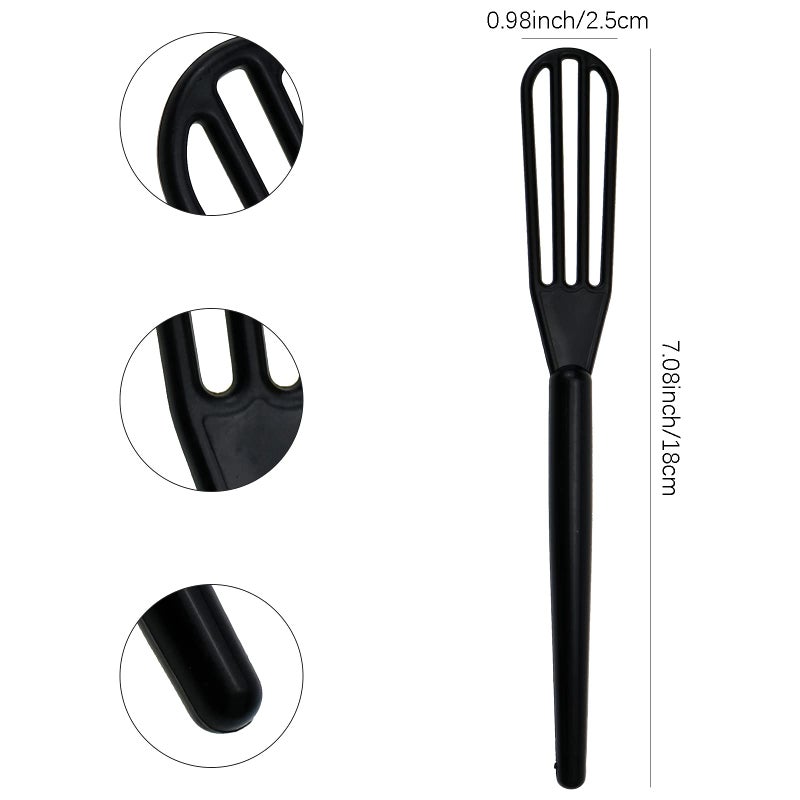 DIYstore, 10 PCS Plastic Hair Coloring Mixer,Hair Color Whisks Dye Cream Mixer,Tint Color Cream Colorful Spoon Applicator Hair Bleaching Highlight Tool for Home Barber Shop Salon - Image 2
